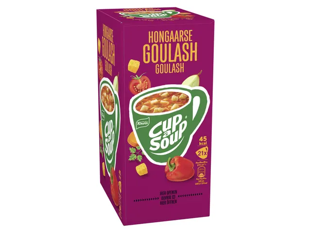 Cup a Soup Knorr Hongaarse goulash 175ml Soep doos 21 stuks