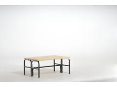 omkleedbank,LxD 1015x700mm,houten lijst,frame poedercoat.,RAL7016