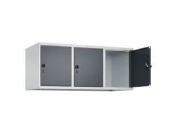 opzetkast,v. locker,3vak.,vak B 400mm,HxBxD 500x1200x500mm