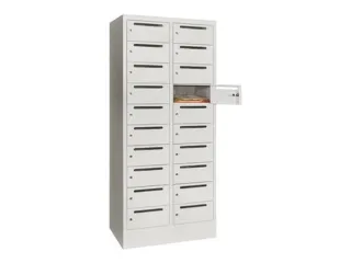 Postsorteerkast 1850x830x500mm 2x10 Vakken Ral7035 Front Ral7035 - 1