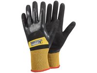 Handschoen Tegera 8803 Infinity, Maat 7 Nitril Zwart Geel