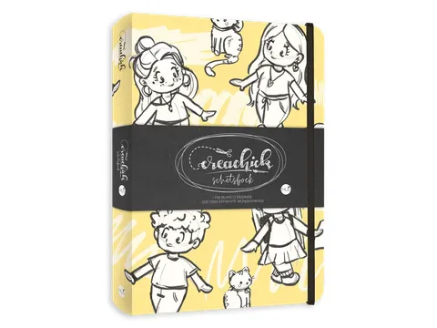 Schetsboek CreaChick Chibi Yellow 108 pagina's 200 gram