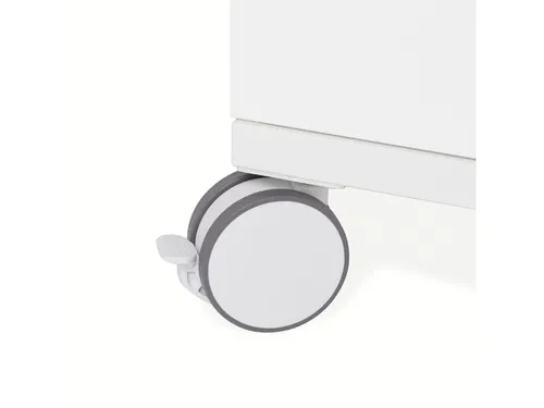 Whiteboard Rocada Skincube 55x55x200cm mobiel wit met 4 zijden