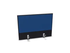 opzetpaneel,v. bureau,aanbouw achter,B 800mm,CC-zwart,BN6016-blauw