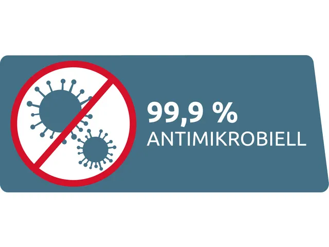 Antimicrobiële etiketten afneembaar transparant 105x148mm