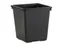 Vierkant Tapse Papierbak 27 Liter Zwart