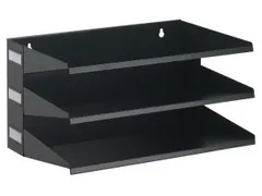 Sorteerrek 3 Compartimenten Zwart