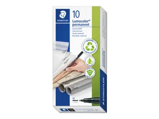 Viltstift Staedtler OHP Lumocolor 317 Medium 1.0mm Zwart - 2