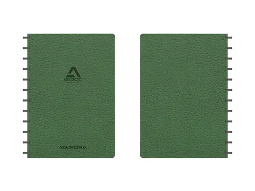 Schrift Adoc Business A4 ruit 5x5mm 144 pagina's 90gr groen