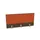 opzetpaneel bureau aanbouw achter NV bruin hickory oranje 1200mm