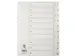 Tabbladen PP Set 1-10 Met Indexblad A4 11-Gaats Wit Personaliseerbaar