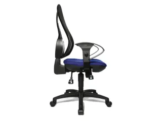 Bureaustoel Zitting Blauw Netrug Zwart Zitting H X B X D 430-510X 480X - 3