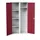 Lockerkast 2000x1050x550mm 4 vakken, dubbele vleugeldeur, RAL3004