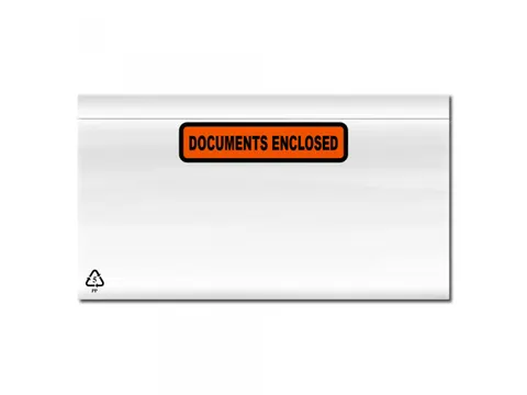 Paklijstenvelop Zelfklevend Documents enclosed C6 165x122mm 1000 Stuks