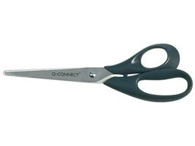 Schaar Universeel Rechtshandig 21cm Asymmetrische Ogen Zwart