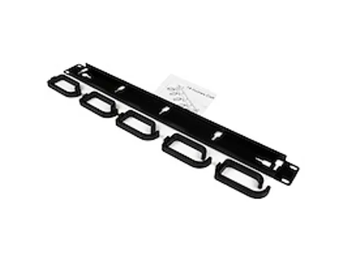 1U 19inch metalen rackmount kabelmanagement paneel