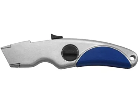 Cutter Met Terugschietfunctie, 20 Mm, Zilver/Blauw