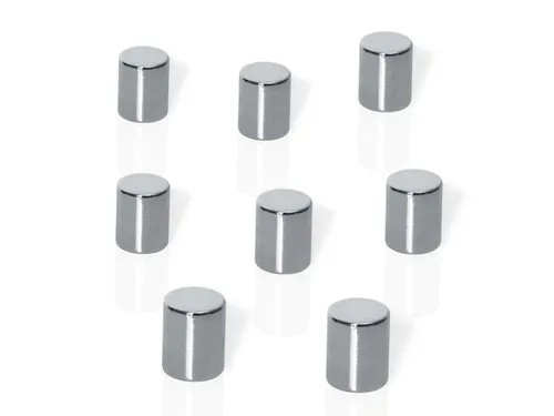 magneten Be!board 8 stuks rond 8mm Zilver