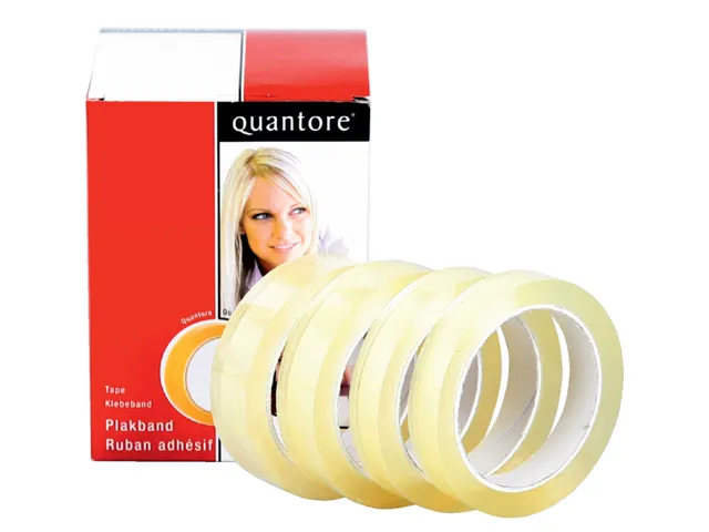 Plakband Quantore 19mmx66m transparant