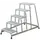 Montagetrap Aluminium H 1 0M 5Treden Incl. Platform Treden Rooster