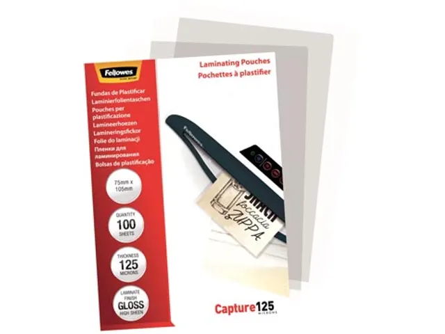 Lamineerhoes Capture 75x105mm 250 Micron glanzend 100 stuks
