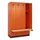 locker met bank,HxBxD 1950x1200x815mm,4vak,vak B 300mm,cilinderslot