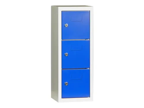 lockerkast,HxBxD 598x225x200mm,cil.-slot,sokkel,RAL7035,front RAL5010