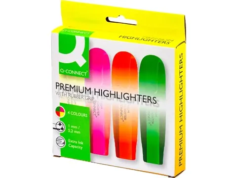 Premium Markeerstift Assorti 4 Stuks