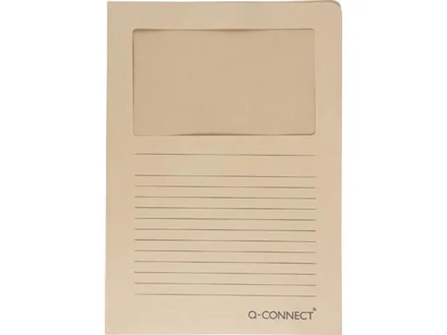 L-Map Met Venster A4 120 Grams 100 stuks Kraft