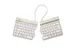 Split Break V2 ergonomisch toetsenbord Qwertz DE Wit draadloos
