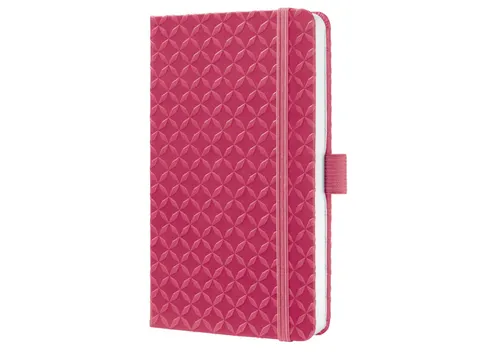 Notitieboek Sigel Jolie Flair A6 hardcover gelinieerd Fuchsia roze