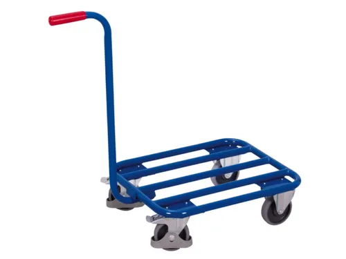 Platformwagen Duwstang 250kg Laadvlak 605x500mm Stalen Buis