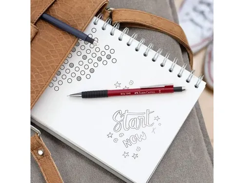 Vulpotlood Faber-Castell GRIP 1347 0,7mm rood