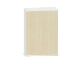 kantoorkast,HxBxD 1150x800x430mm,decor romp wit,decor front esdoorn - 1