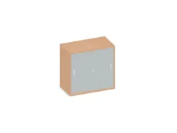 Schuifdeurkast 770x800x430mm Romp Beuken Decor Front Lichtgrijs
