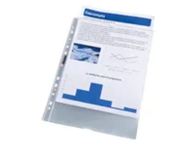 OUTLET Pochettes perforées 210x297mm Quick Doc 50 pièces