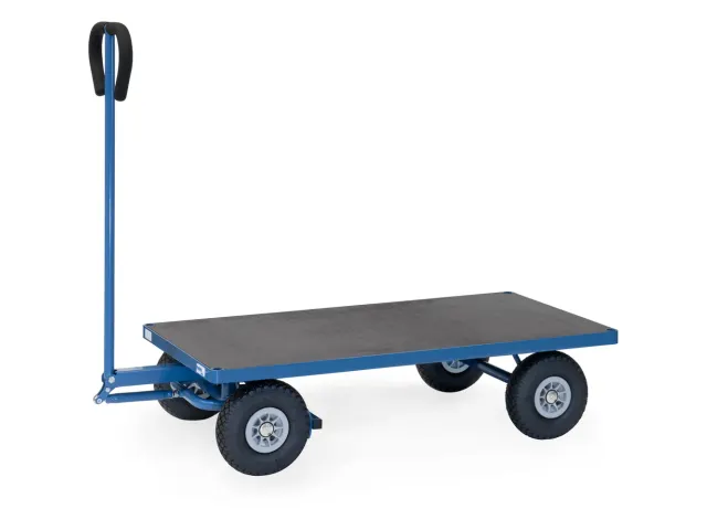 Handtrekwagen 4001L met platform 1060x600mm luchtbanden