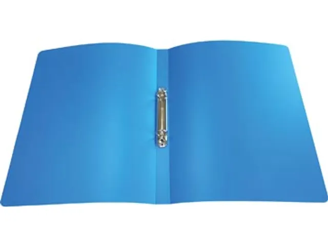 ringmap voor A4 uit PP 2 ringen van 16 mm blauw