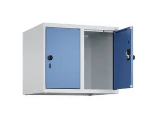 opzetkast,v. locker,2vak.,vak B 300mm,HxBxD 500x600x500mm,draaigrendel - 1