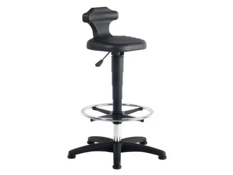 zit-stastoel zitting PU-schuim zwart 510-780mmx360x300mm glijders