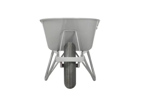 kruiwagen,80l,HxBxD 620x580x1460mm,staal,grijs,lucht-banden