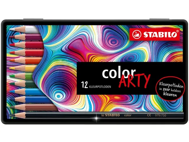 Kleurpotloden STABILO 1812 color Arty assorti blik à 12 stuks