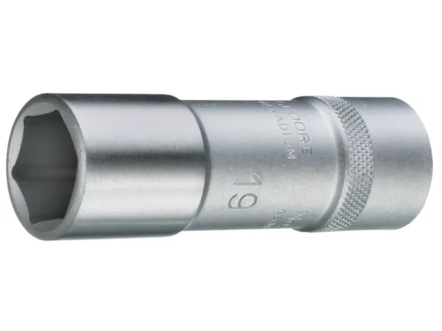 19 L 21 Stekkerdoos 1/2 inch,lang,zeskant,21mm