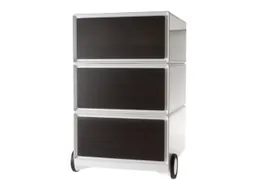 mobiel ladeblok,HxBxD 642x390x436mm,3lade(n),romp wit,front zijwand