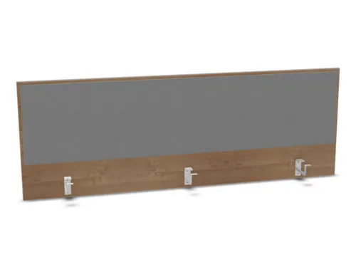 opzetpaneel,v. bureau,aanbouw achter,B 1600mm,NT-cherry,BN8078-grijs
