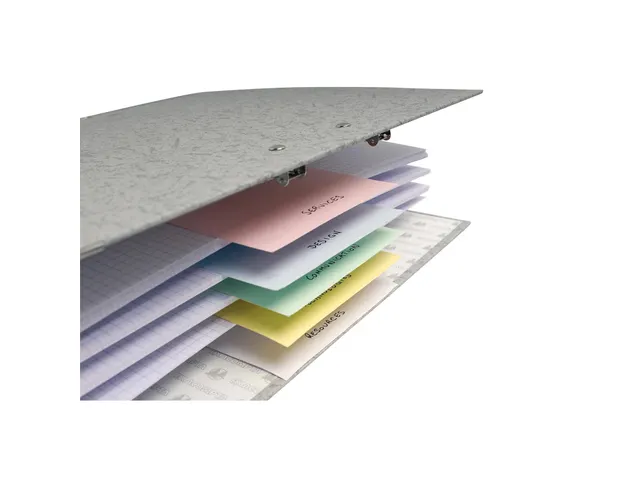 Tabstroken horiz180g perfo 105X240mm ass