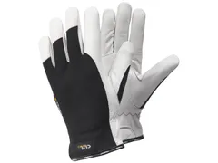 Tegera 815 snijbestendige lederen handschoenen, zwart/wit, maat 13, pe