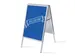 Stoepbord A1 complete set met print "WELKOM" Blauw