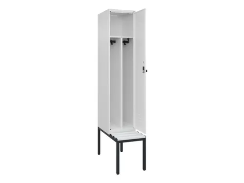 locker voor scheiding van kleding,HxBxD 2120x400x815mm,1vak