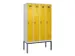 locker voor scheiding van kleding,HxBxD 2120x1200x500mm,4vak